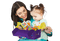 Mama i dziecko - PNG gratuit GIF animé