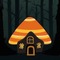 Candy Corn House in Black Forest - gratis png animerad GIF