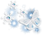winter hiver butterfly papillon snow neige diamond blue deco - PNG gratuit GIF animé
