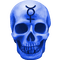 Gothic.Skull.Blue - png gratis GIF animasi
