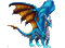 blue dragon - GIF animado grátis Gif Animado