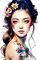loly33 femme asiatique - png gratis GIF animado