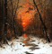 Rena Winter Forest Wald Background Hintergrund Sun - ingyenes png animált GIF