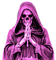 Y.A.M._Gothic skeleton purple - nemokama png animuotas GIF