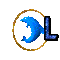 Lettre L Bijou Dolphin - Бесплатный анимированный гифка анимированный гифка