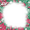 soave frame christmas flowers branch bells - 免费PNG 动画 GIF