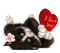 Kaz_Creations Cat-Valentine's-Day - PNG gratuit GIF animé