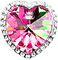 Heart.Gems.Jewels.White.Pink - png grátis Gif Animado