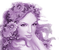 Y.A.M._Fantasy woman spring summer purple - Free PNG Animated GIF