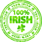 Text.Circle.100% Irish.White.Green - Free PNG Animated GIF