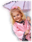 dziewczynka z parasolem - безплатен png анимиран GIF