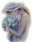 kikkapink woman vintage spring flowers - PNG gratuit GIF animé
