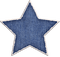 Jeans Blue Star  - Bogusia - ingyenes png animált GIF