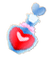 big heart potion - PNG gratuit GIF animé