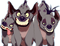 Hyenas - gratis png animerad GIF