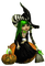 ведьма, Хэллоуин, Карина - gratis png animerad GIF