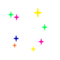 Rainbow Star - darmowe png animowany gif