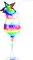 Cocktail.Flower.Rainbow - nemokama png animuotas GIF