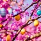 Easter Eggs growing on a Tree - png gratis GIF animado