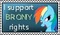 brony rights stamp - PNG gratuit GIF animé