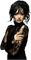 kvinna-woman-ansikte-face-svart - ilmainen png animoitu GIF