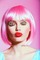woman pink hair bp - ingyenes png animált GIF