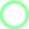 green lights frame circle christmas