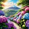 fantasy pastel rainbow background landscape - darmowe png animowany gif