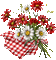 ♡§m3§♡ red flowers summer napkin gif - Animovaný GIF zadarmo