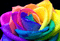 Raindrop Rainbow Rose - Free animated GIF