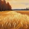 Wheat Field by Forest - png gratuito GIF animata