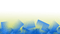 bleu jaune deco border - gratis png geanimeerde GIF