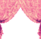 animated pink drapery - Bezmaksas animēts GIF animēts GIF