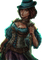 Steampunk woman - gratis png geanimeerde GIF