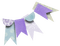 dolceluna birthday scrap deco purple blue - png gratuito GIF animata