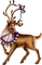 christmas deer by nataliplus - бесплатно png анимированный гифка