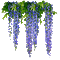 flor wisteria  azul gif dubravka4 - GIF animado grátis Gif Animado