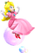 ♡Princess Peach Floating On The Bubble♡ - zadarmo png animovaný GIF