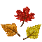 Glitter Fall Leaves