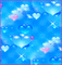 Kaz_Creations Backgrounds Background Animated Blue Hearts - Free animated GIF Animated GIF