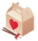 Kaz_Creations Valentine Deco Love Hearts Dinner Box - zdarma png animovaný GIF