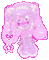 pink pastel goth bunny - Ücretsiz animasyonlu GIF animasyonlu GIF