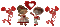 Kaz_Creations  Dolls Cookie Valentines Love - GIF animé gratuit GIF animé