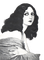 vintage black and white woman - бесплатно png анимированный гифка