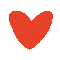 Corazón rojo dibujado - GIF animé gratuit
