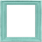 turquoise vintage frame - PNG gratuit GIF animé