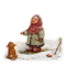 niña invierno navidad dubravka4 - Free PNG Animated GIF