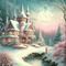 Winter landscape - png gratis GIF animasi