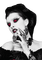 Woman Halloween Gothic - Bogusia - gratis png animeret GIF