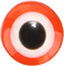 red evil eye - png gratuito GIF animata